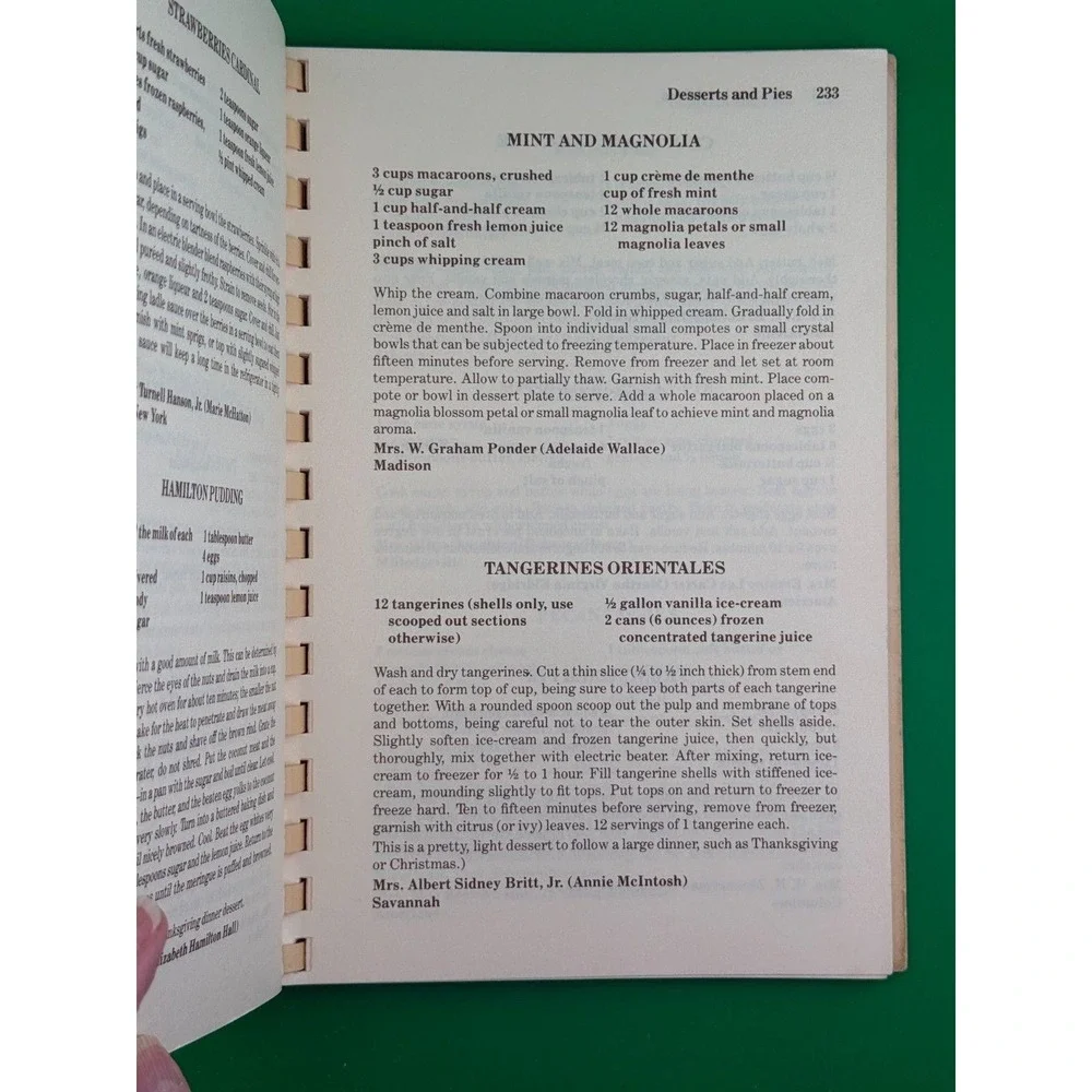 Georgia Heritage Treasured Recipes 1979 Colonial Dames Georgia Cookbook